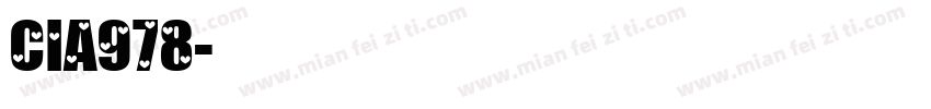 CIA978字体转换