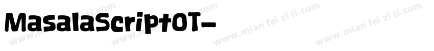 MasalaScriptOT字体转换