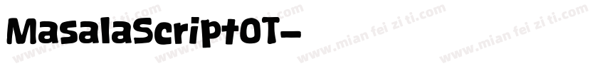 MasalaScriptOT字体转换
