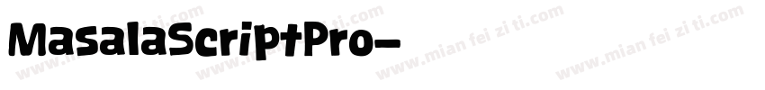 MasalaScriptPro字体转换