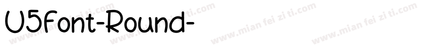 U5Font-Round字体转换