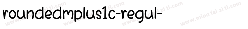 roundedmplus1c-regul字体转换