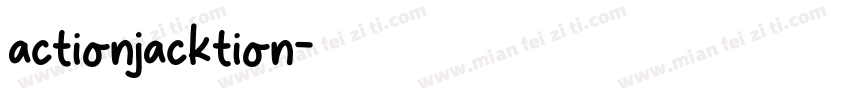 actionjacktion字体转换