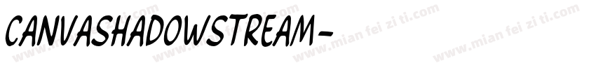 CanvaShadowStream字体转换