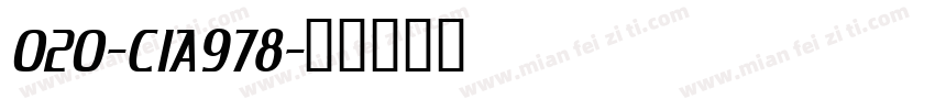 020-CIA978字体转换