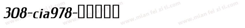 308-cia978字体转换
