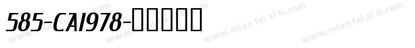 585-CA1978字体转换