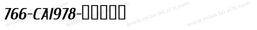766-CAI978字体转换
