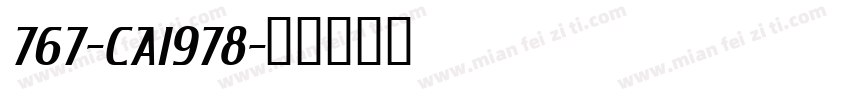 767-CAI978字体转换