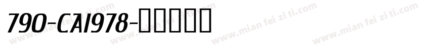 790-CAI978字体转换