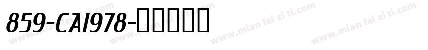859-CAI978字体转换