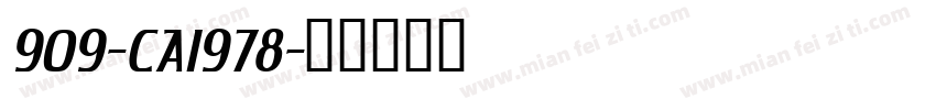 909-CAI978字体转换