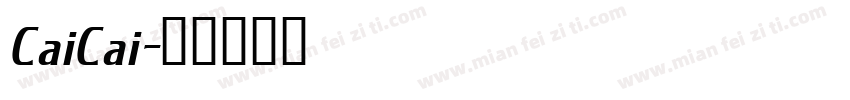 CaiCai字体转换