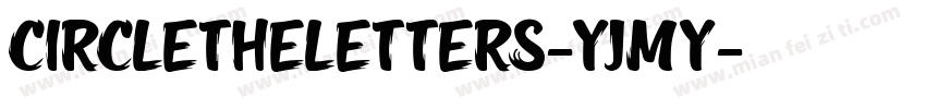 CircleTheLetters-yjMY字体转换