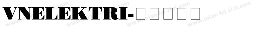 VNElektri字体转换