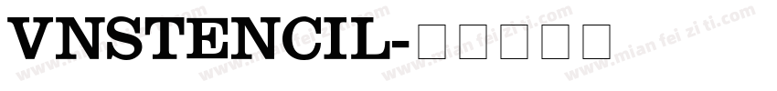 VnStencil字体转换