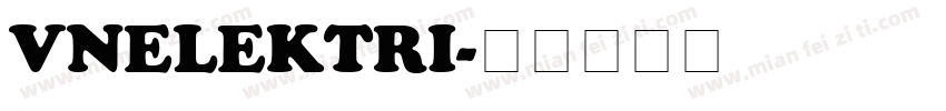 VNElektri字体转换