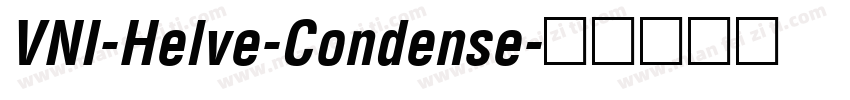 VNI-Helve-Condense字体转换