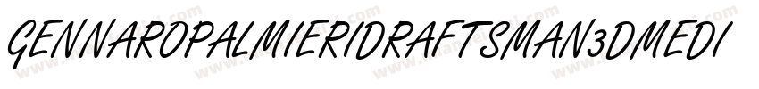 Gennaropalmieridraftsman3DMedium-BoVn字体转换