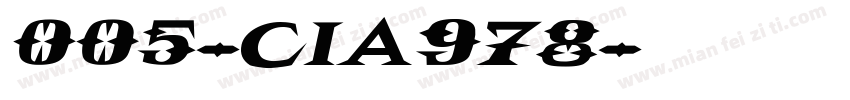 005-CIA978字体转换