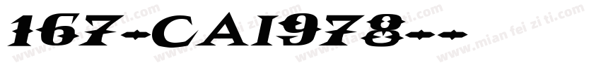 167-CAI978-普通字体转换
