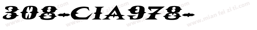 308-cia978字体转换