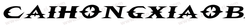 caihongxiaobiaot字体转换