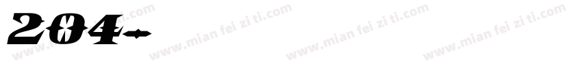 字魂204字体转换