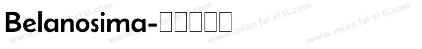 Belanosima字体转换