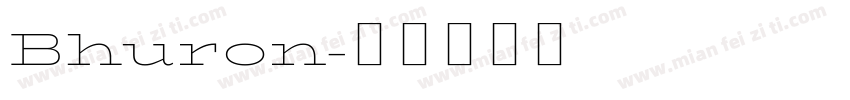Bhuron字体转换