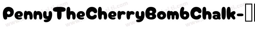 PennyTheCherryBombChalk字体转换