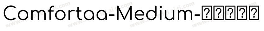 Comfortaa-Medium字体转换