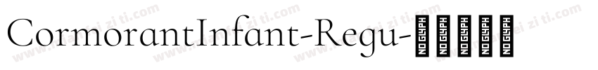 CormorantInfant-Regu字体转换