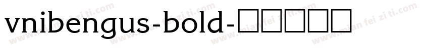 vnibengus-bold字体转换