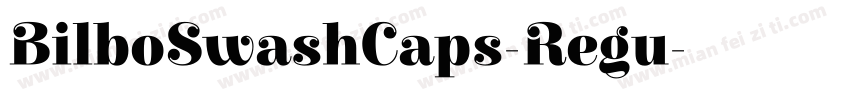 BilboSwashCaps-Regu字体转换
