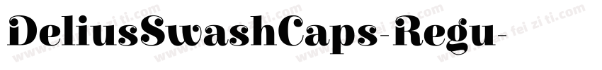 DeliusSwashCaps-Regu字体转换