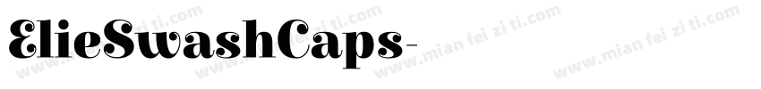 ElieSwashCaps字体转换