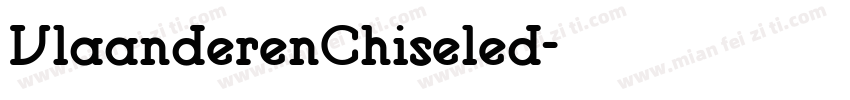 VlaanderenChiseled字体转换