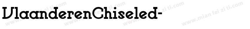 VlaanderenChiseled字体转换