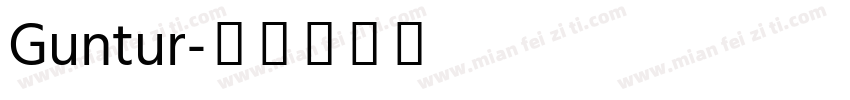 Guntur字体转换