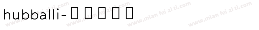 hubballi字体转换