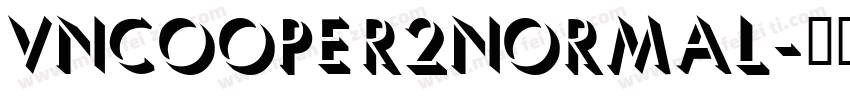 VnCooper2Normal字体转换