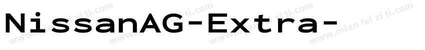 NissanAG-Extra字体转换