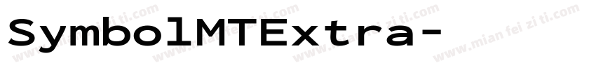 SymbolMTExtra字体转换