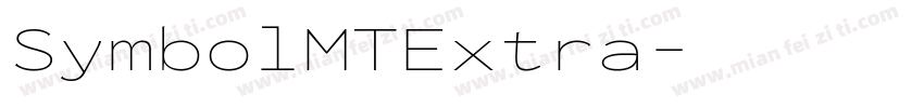 SymbolMTExtra字体转换