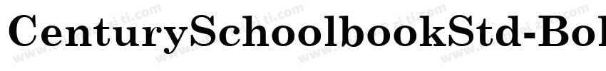 CenturySchoolbookStd-Bold字体转换