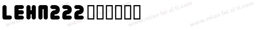 LEHN222字体转换