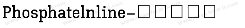 Phosphatelnline字体转换
