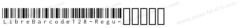 LibreBarcode128-Regu字体转换