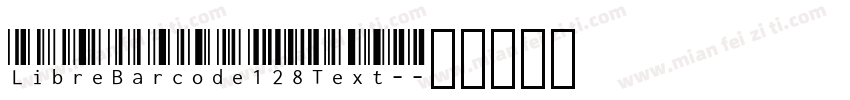 LibreBarcode128Text-字体转换